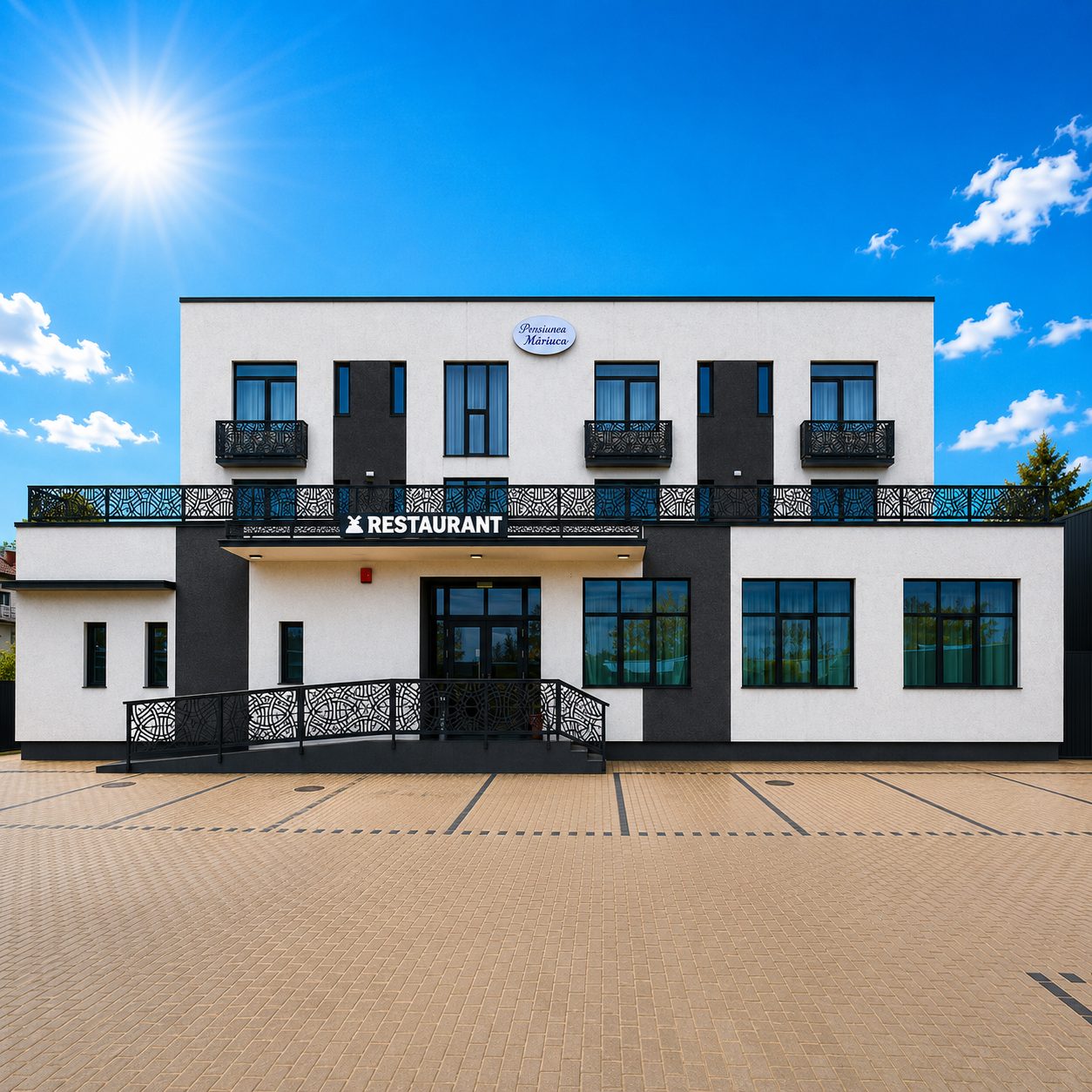 Pensiunea Măriuca, exterior — Moinești